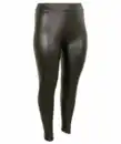 Bild 1 von Kunstleder-Leggings, schwarz