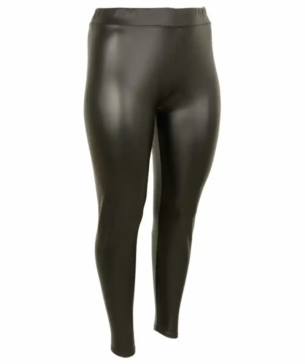 Bild 1 von Kunstleder-Leggings, schwarz