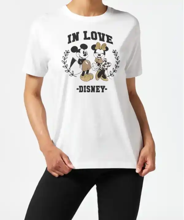 Bild 1 von Mickey and Minnie Mouse T-Shirt, weiß