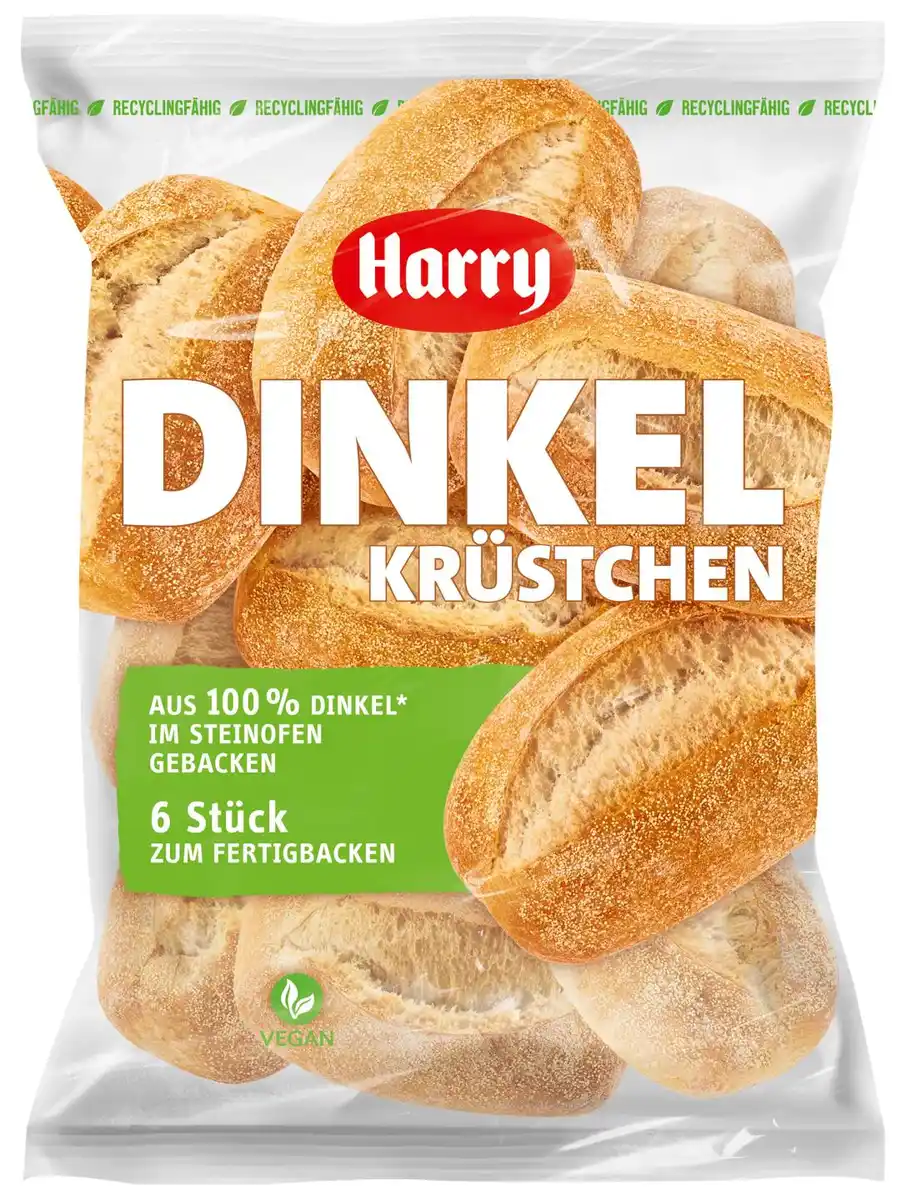 Bild 1 von HARRY Dinkel-Krüstchen, 6 St. = 480-g-Packg.