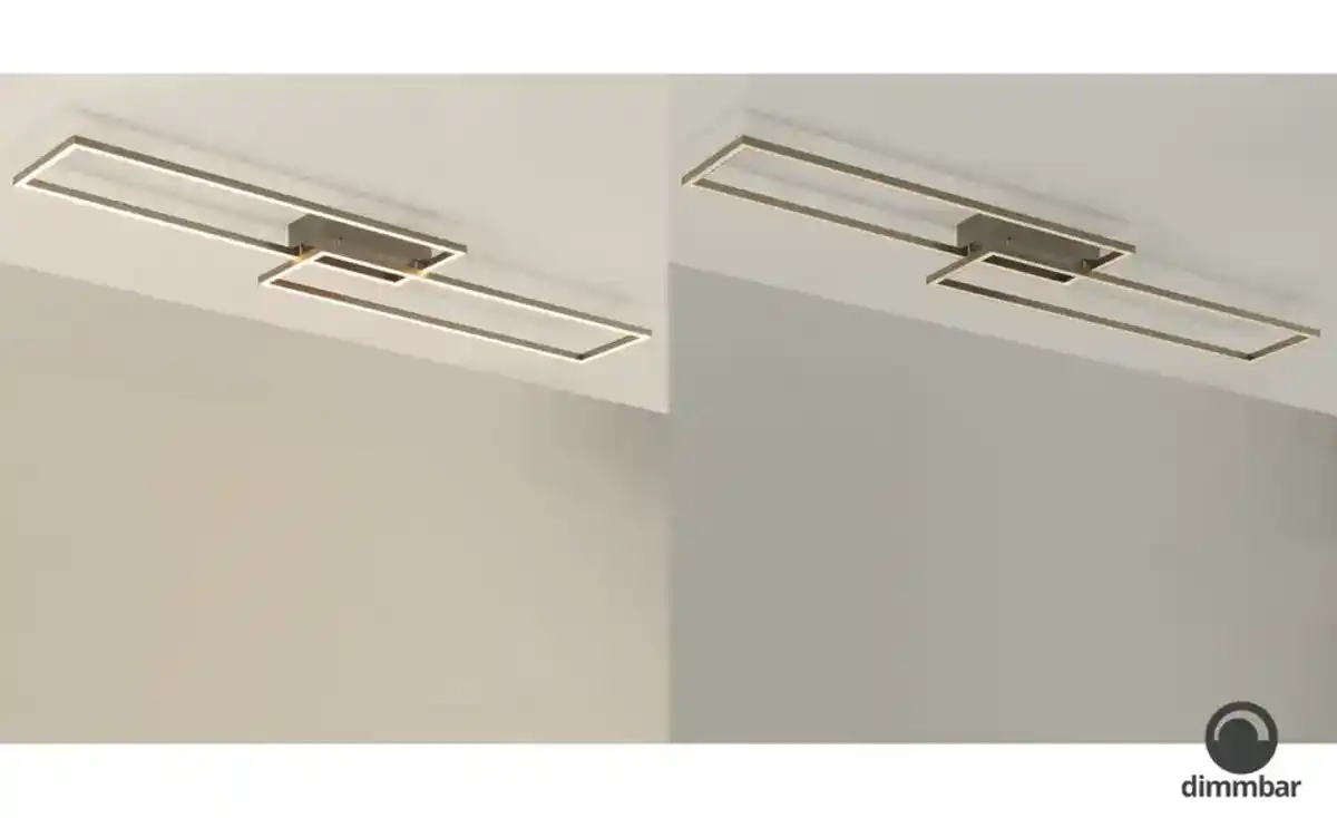 Bild 4 von Paul Neuhaus LED-Deckenleuchte, 2-flammig, Nickel matt