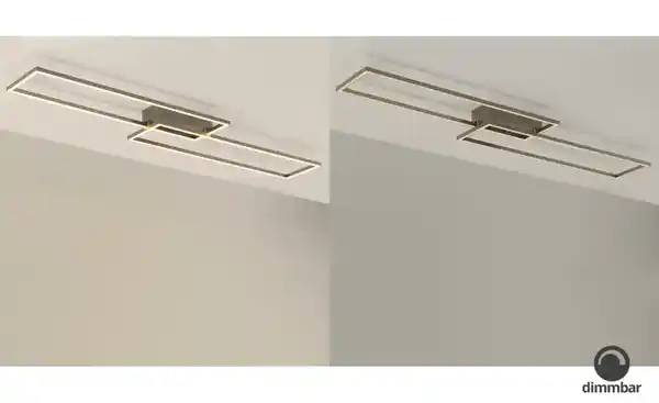 Bild 4 von Paul Neuhaus LED-Deckenleuchte, 2-flammig, Nickel matt