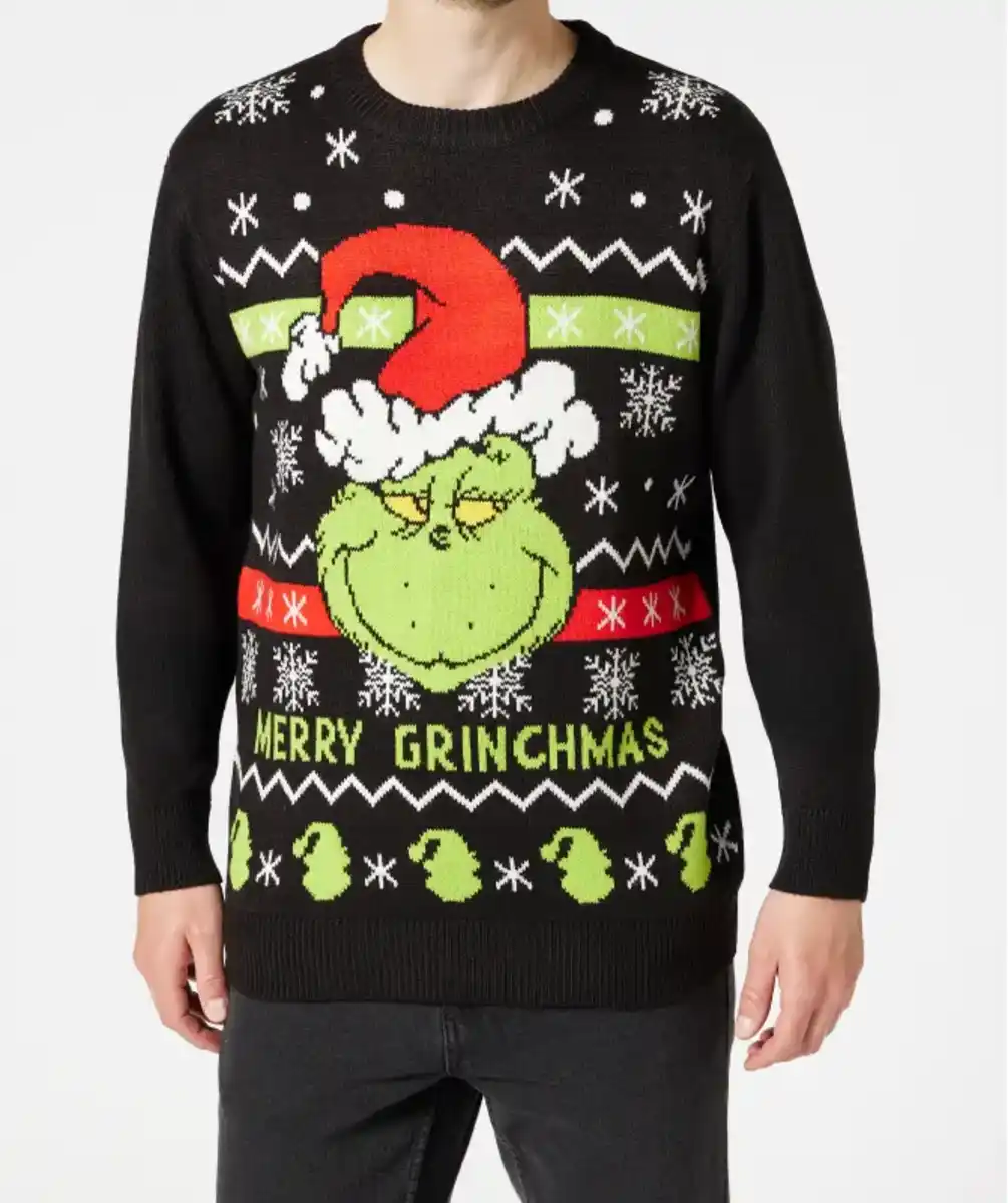 Bild 1 von Strickpullover Weihnachten, schwarz