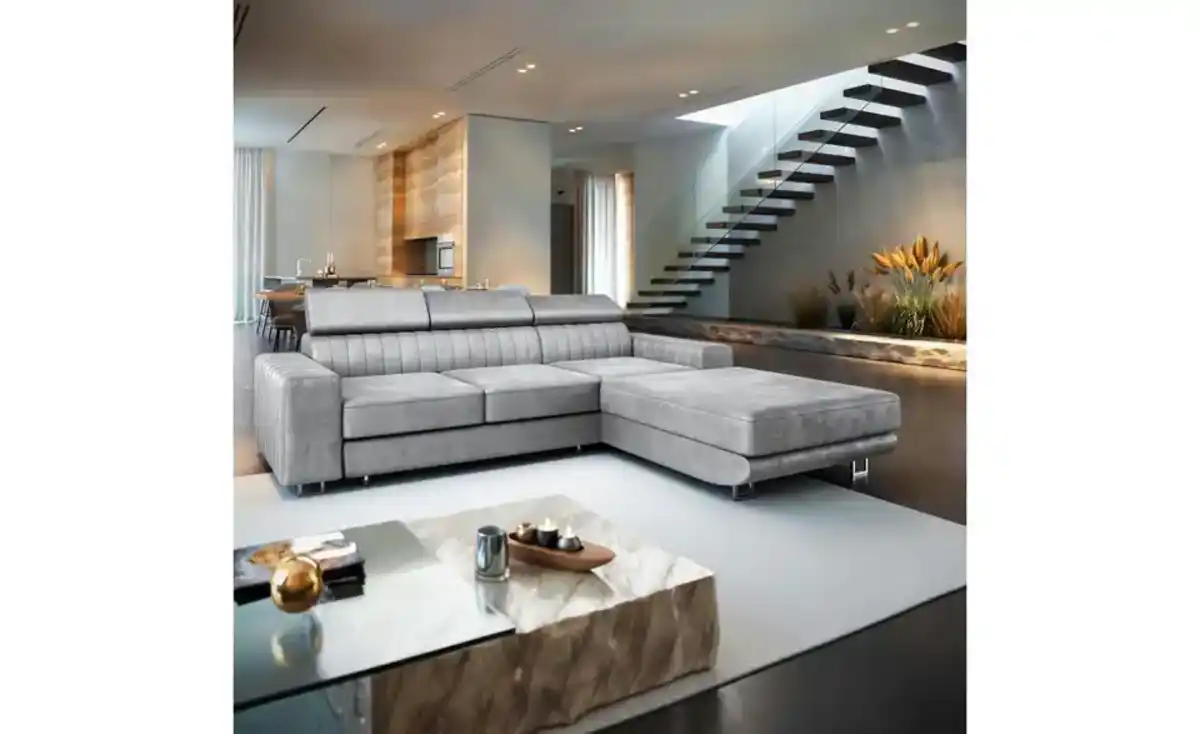 Bild 1 von MASSENO Ecksofa mit Schlaffunktion Noto