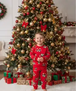 Sweatshirt + Hose Weihnachten, rot