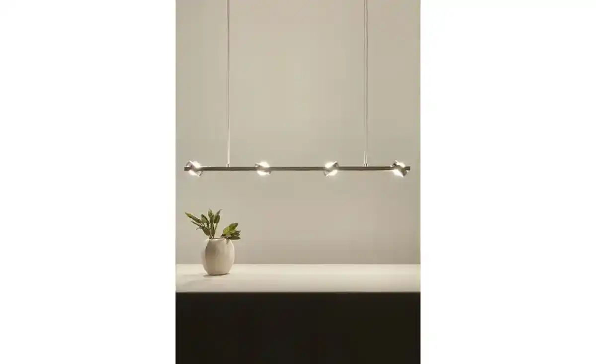 Bild 1 von Paul Neuhaus Smart Home-Pendelleuchte, 8-flammig, Nickel matt