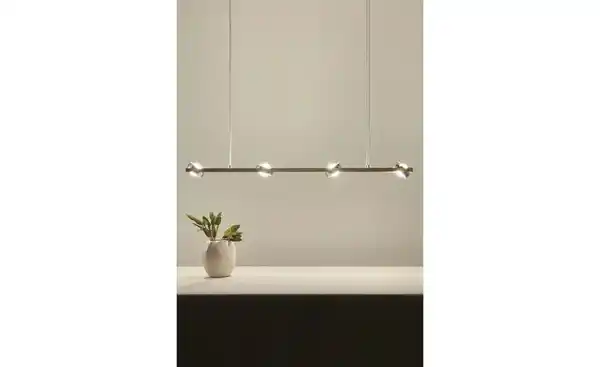 Bild 1 von Paul Neuhaus Smart Home-Pendelleuchte, 8-flammig, Nickel matt