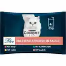 Bild 1 von GOURMET Perle 4x85g Rind, Huhn, Kaninchen und Lachs