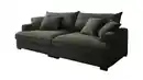 Bild 1 von Big Sofa Cord grün - 242 cm - Nosagunterfederung - TRIBECCA