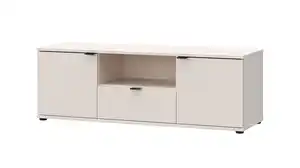 TV - Lowboard beige 130 cm TV-Board - GANYMEDE