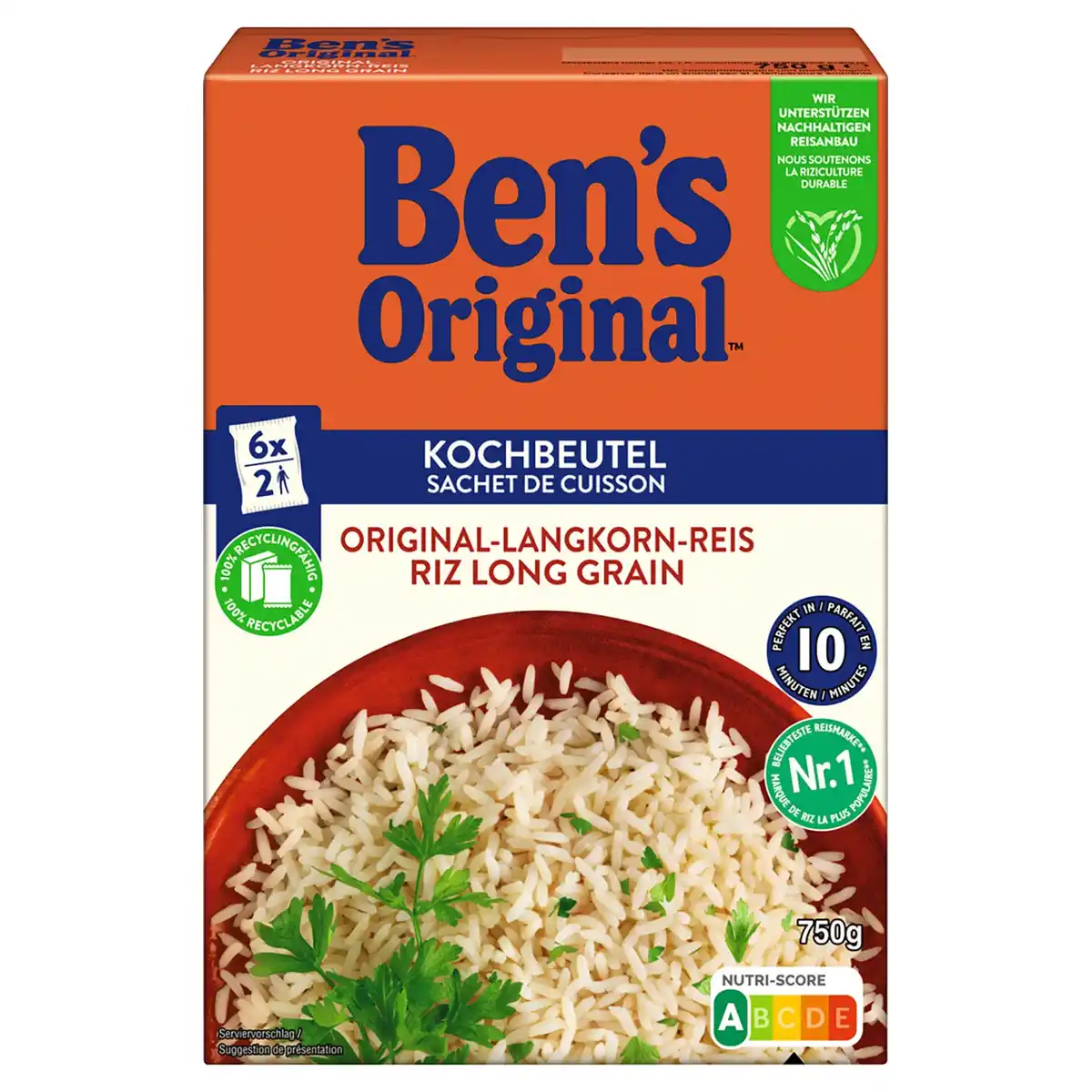 Bild 1 von BEN'S ORIGINAL Kochbeutelreis 750 g