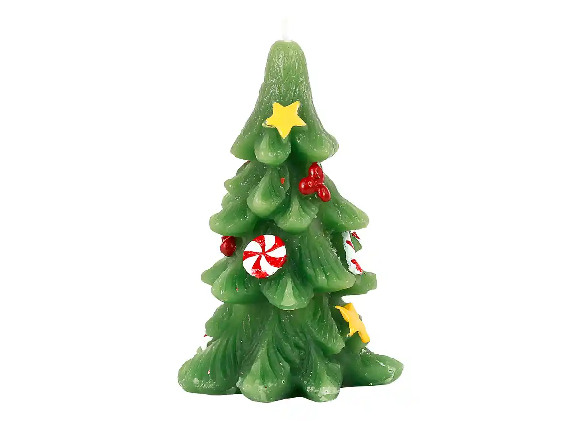 Bild 1 von Kerze „Weihnachtsbaum“ ca. Ø 9 x H 13 cm