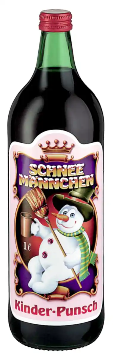 Bild 1 von Kinder-Punsch-Schneemännchen 1L mit 65% Fruchtsaftgehalt aus Fruchtsaftkonzentraten