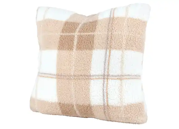 Bild 1 von Dekokissen Sherpa kariert