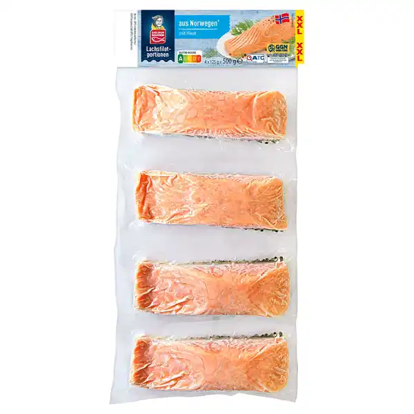 Bild 1 von GOLDEN SEAFOOD XXL Lachsfiletportionen