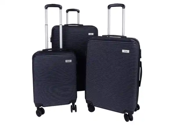 Bild 1 von Kofferset mit Zahlenschloss 3-teilig Dark Navy