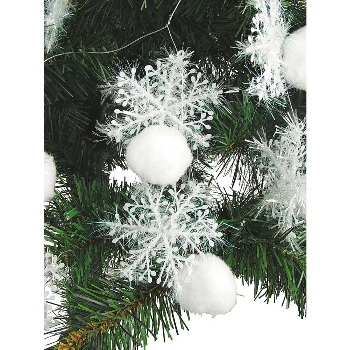 Bild 1 von Deko-Set Schneebälle und Schneeflocken 72-teilig