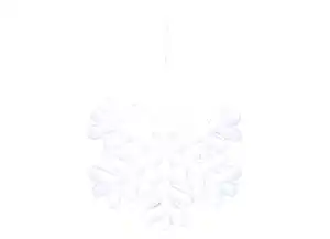 Schneeflocke zum Hängen