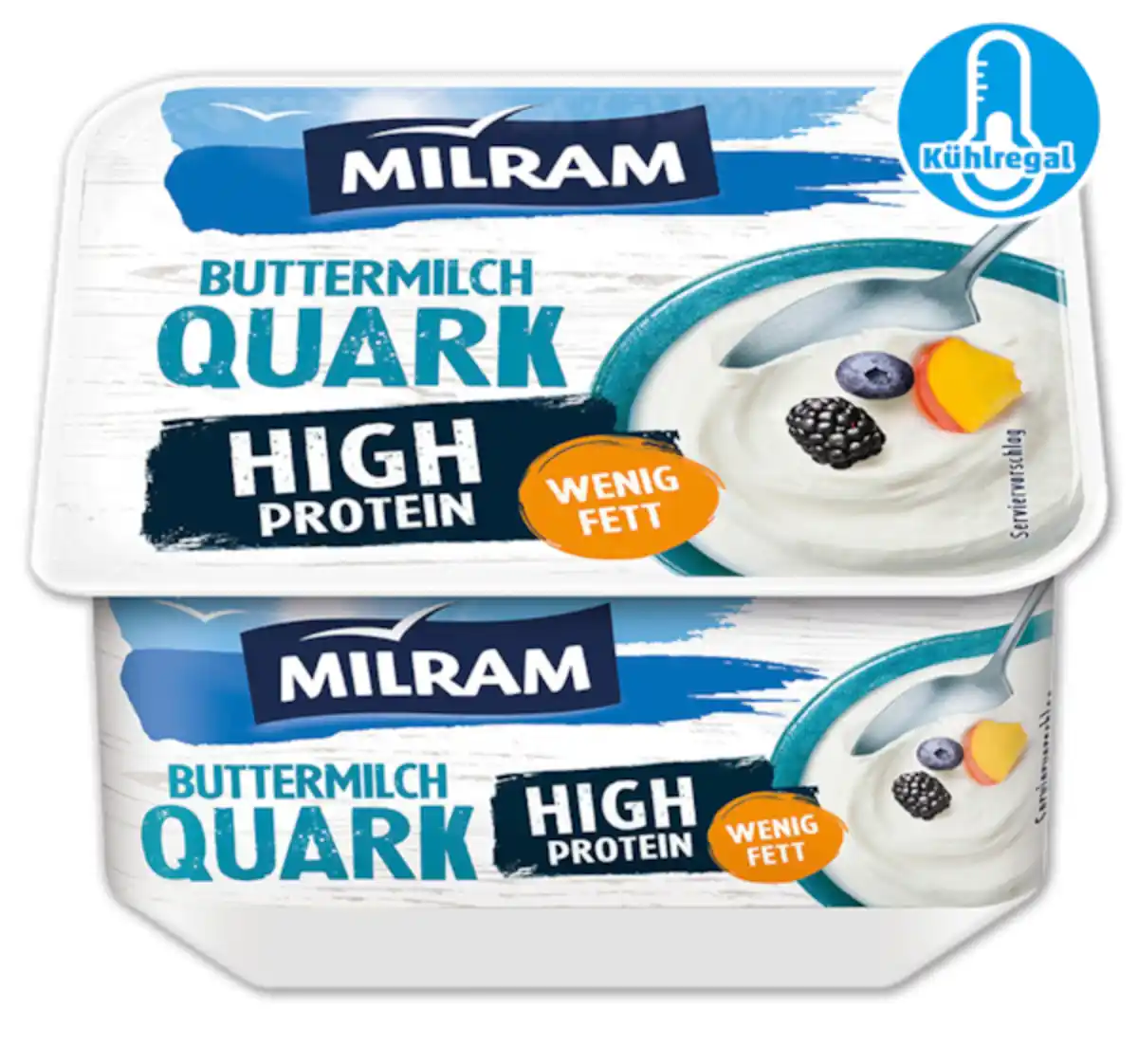 Bild 1 von MILRAM Buttermilch Quark High Protein*