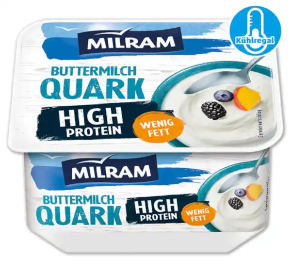 Bild 1 von MILRAM Buttermilch Quark High Protein*