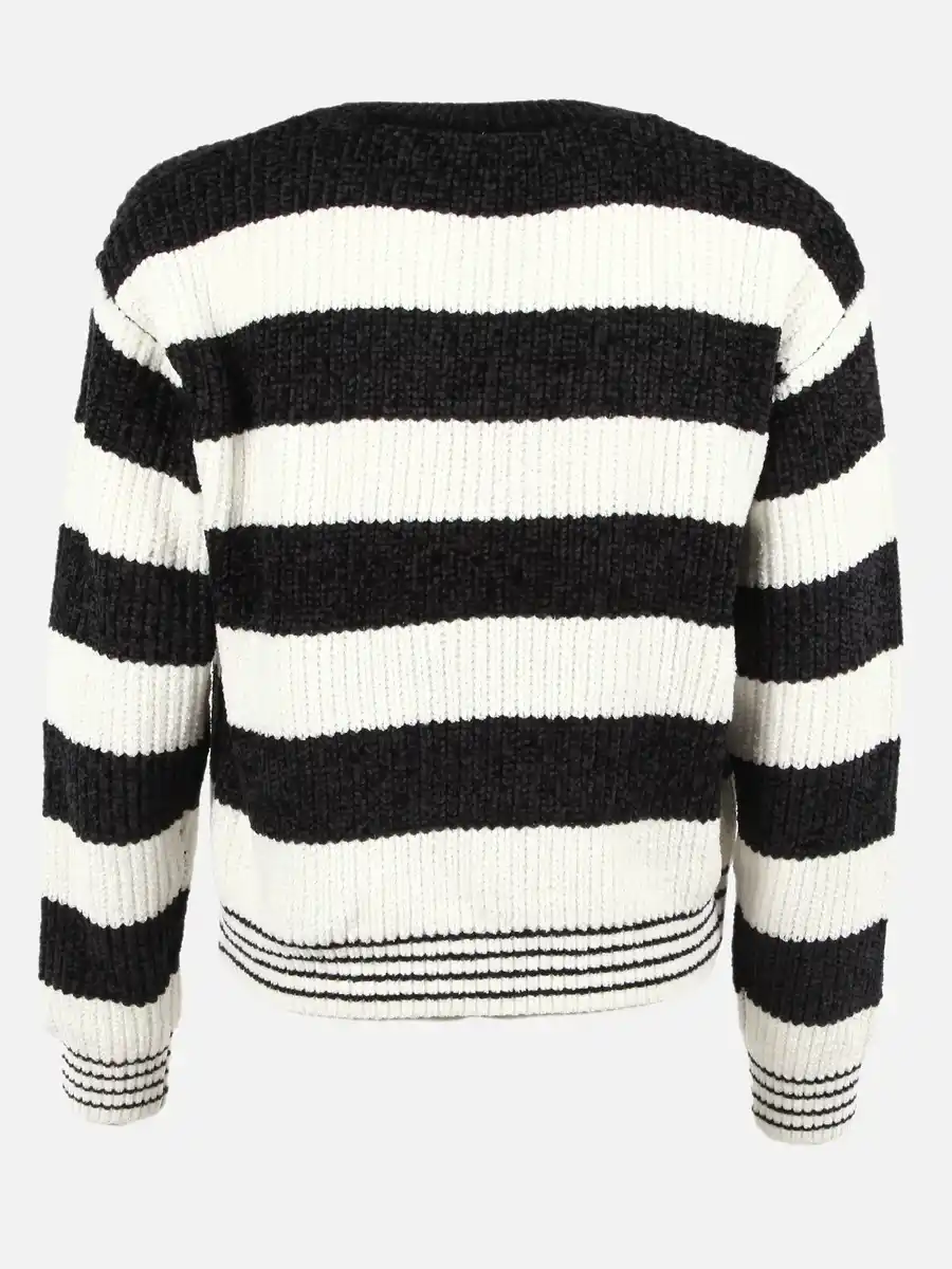 Bild 2 von Mädchen Pullover im Colorblocking Schwarz