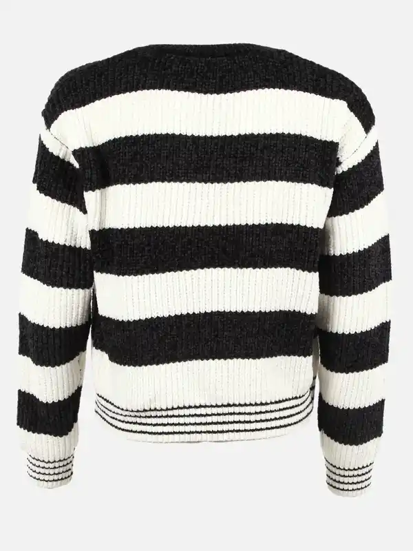 Bild 2 von Mädchen Pullover im Colorblocking Schwarz