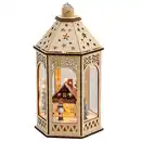 Bild 1 von Weihnachtslaterne aus Holz mit Beleuchtung