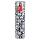 Bild 1 von Weihnachtsbaumkugeln 6cm 55er-Set Silber