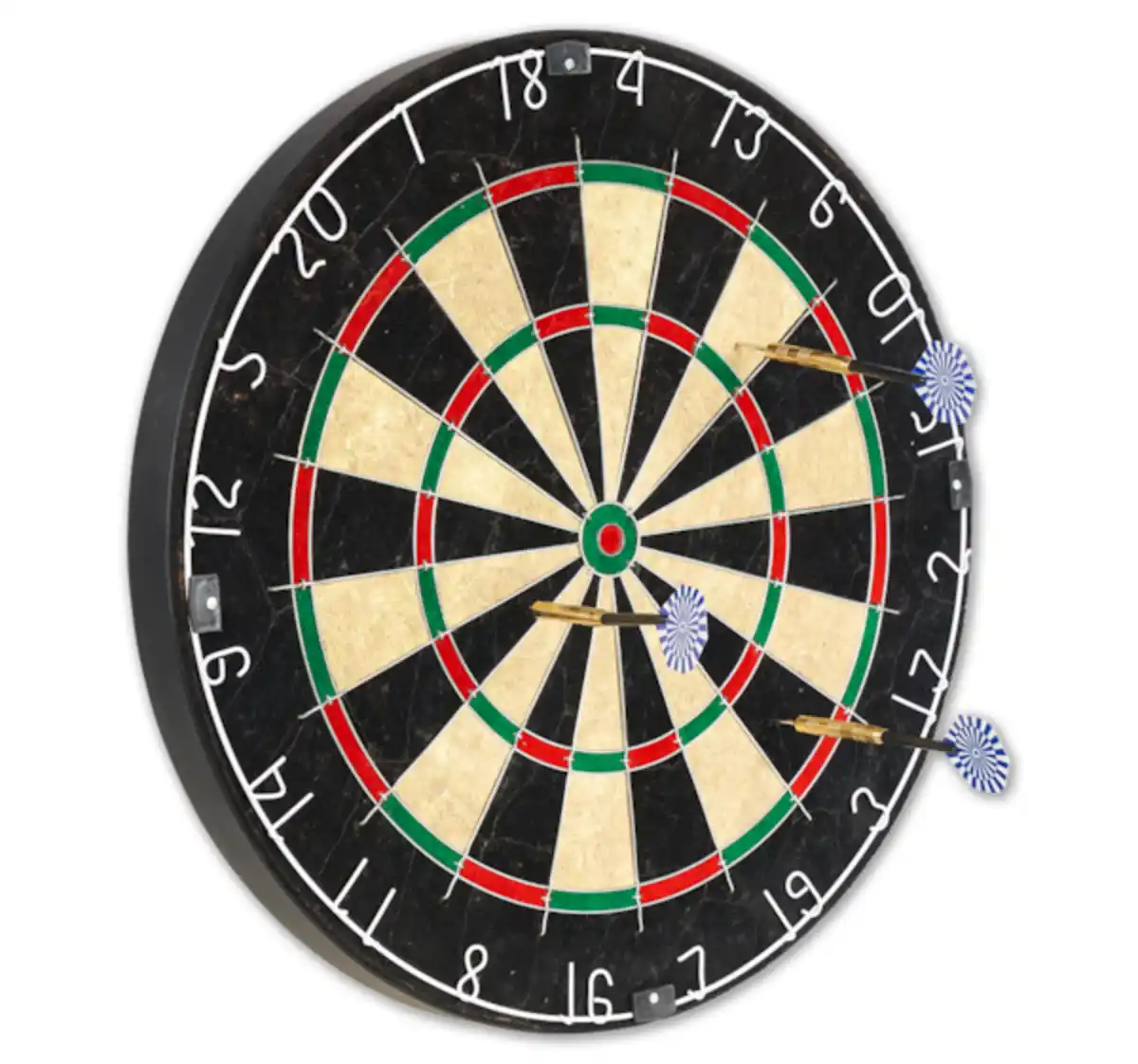 Bild 1 von Sisal-Dartscheibe mit Stahlpfeilen*