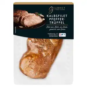 GOURMET Kalbsfilet gewürzt ca. 500 g, Pfeffer-Trüffel