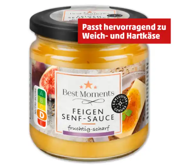 Bild 1 von BEST MOMENTS Fruchtsenfsauce*