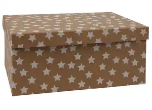 Weihnachts-Dekobox KRAFT ca.33x26x15 cm