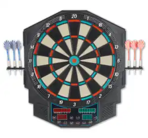 WOLTU LED-Dartscheibe mit Dartpfeilen*