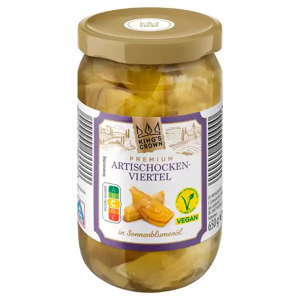 Bild 1 von KING'S CROWN XXL Antipasti 650 g, Artischockenstücke