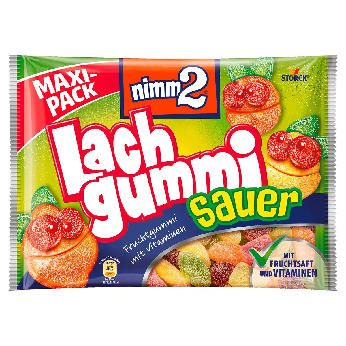 Bild 1 von STORCK Nimm2 Lachgummi 200 g, Sauer