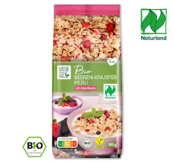 Bild 1 von NATURGUT Bio Beeren-Knuspermüsli