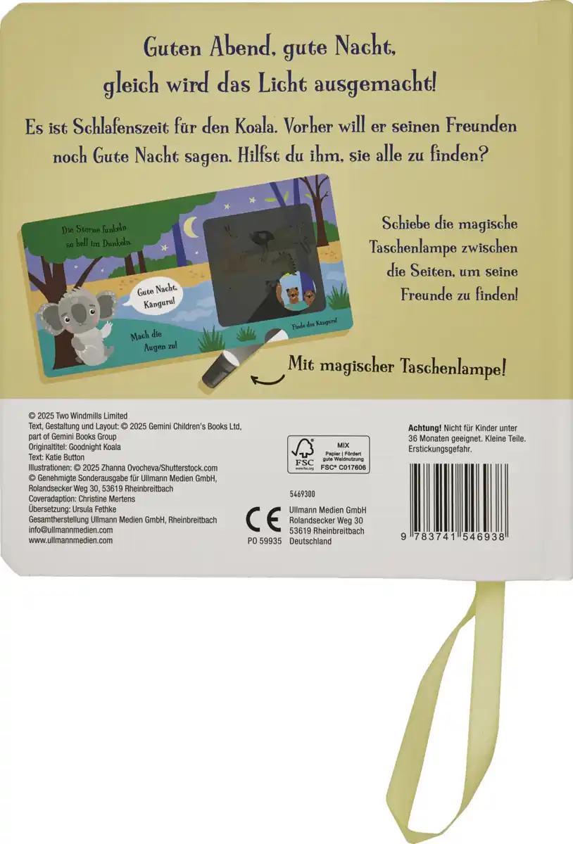 Bild 2 von Ullmann Medien Taschenlampenbuch Gute Nacht, Koala