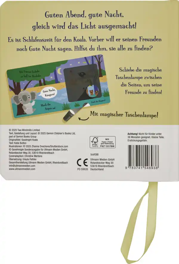 Bild 2 von Ullmann Medien Taschenlampenbuch Gute Nacht, Koala