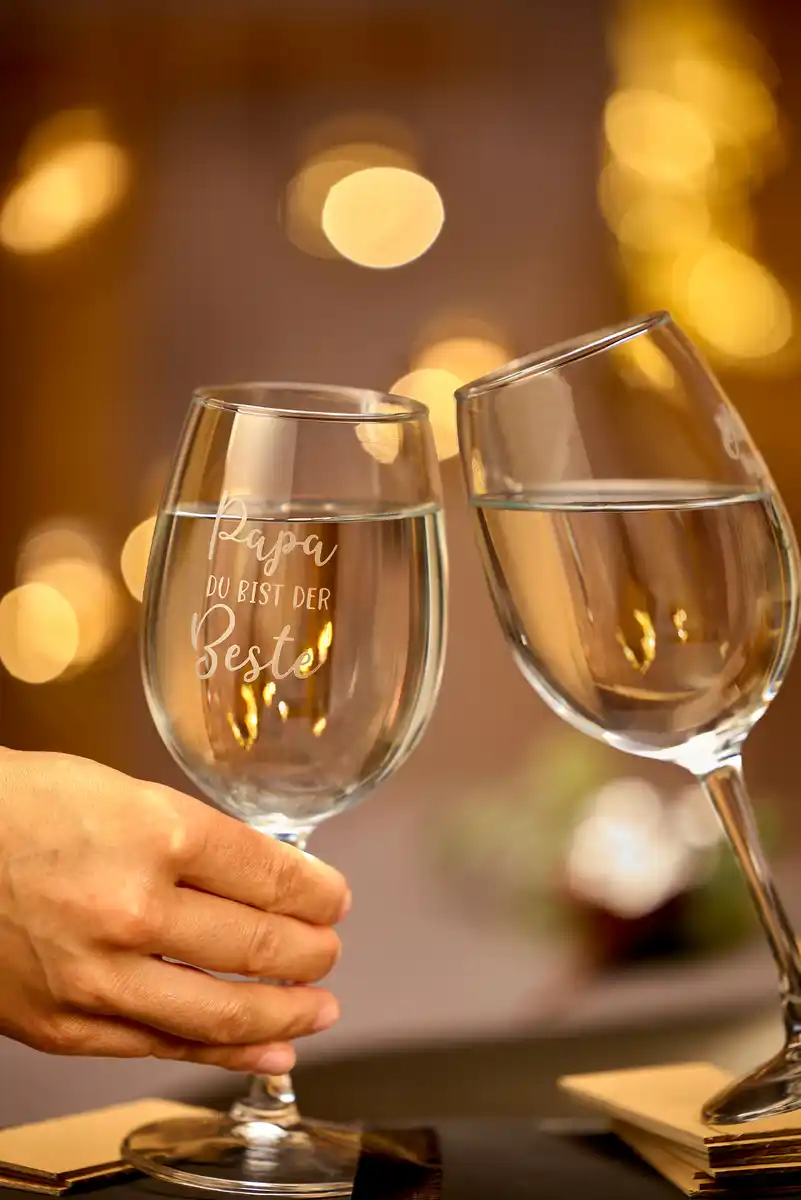 Bild 3 von IDEENWELT Weinglas Bester Papa