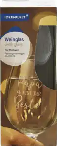 IDEENWELT Weinglas Bester Papa