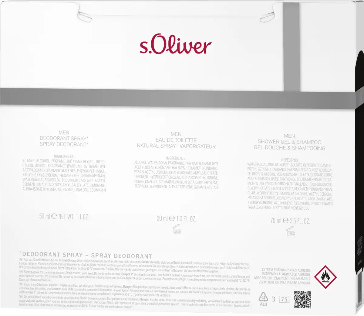 Bild 2 von s.Oliver Men Trio Set, EdT + Sower Gel + Deo