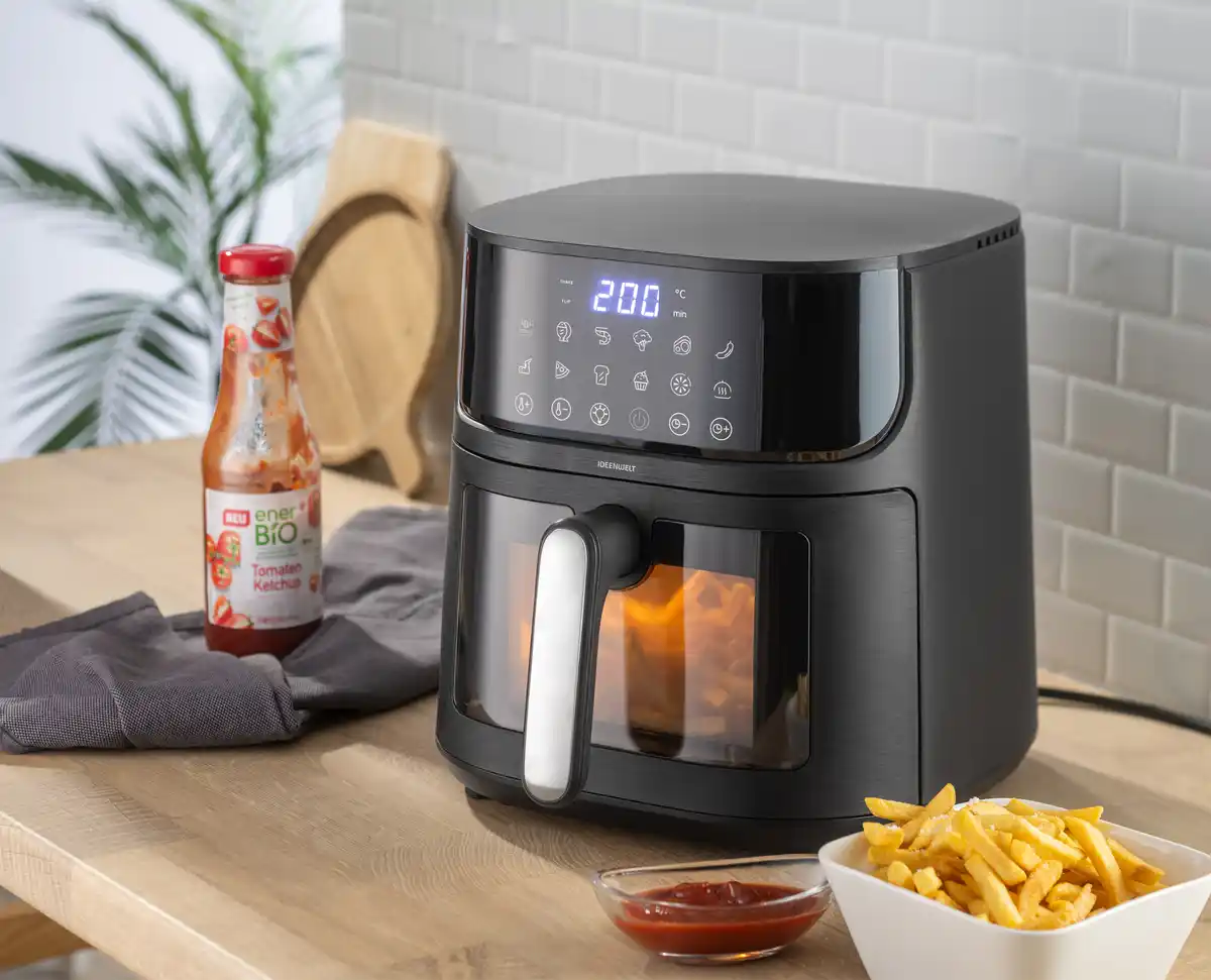 Bild 1 von IDEENWELT Digitale Heißluftfritteuse 5,5L