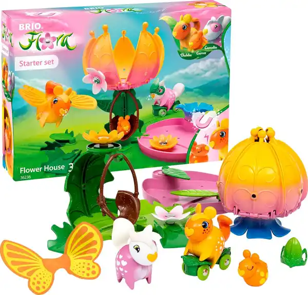 Bild 1 von BRIO 36236 Flora Starter-Set Blumenhaus