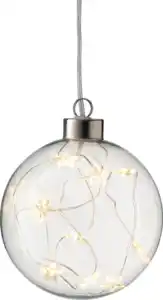 IDEENWELT LED Glaskugel Stern