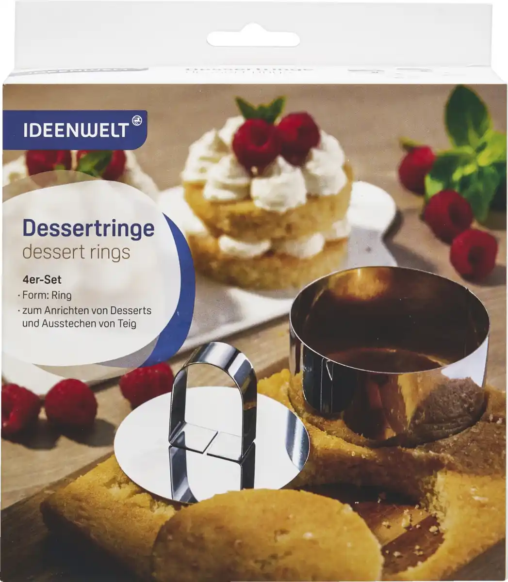 Bild 1 von IDEENWELT Dessertringe 4er-Set Ring