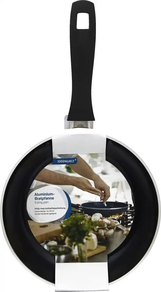 Bild 1 von IDEENWELT Aluminium-Bratpfanne 20 cm