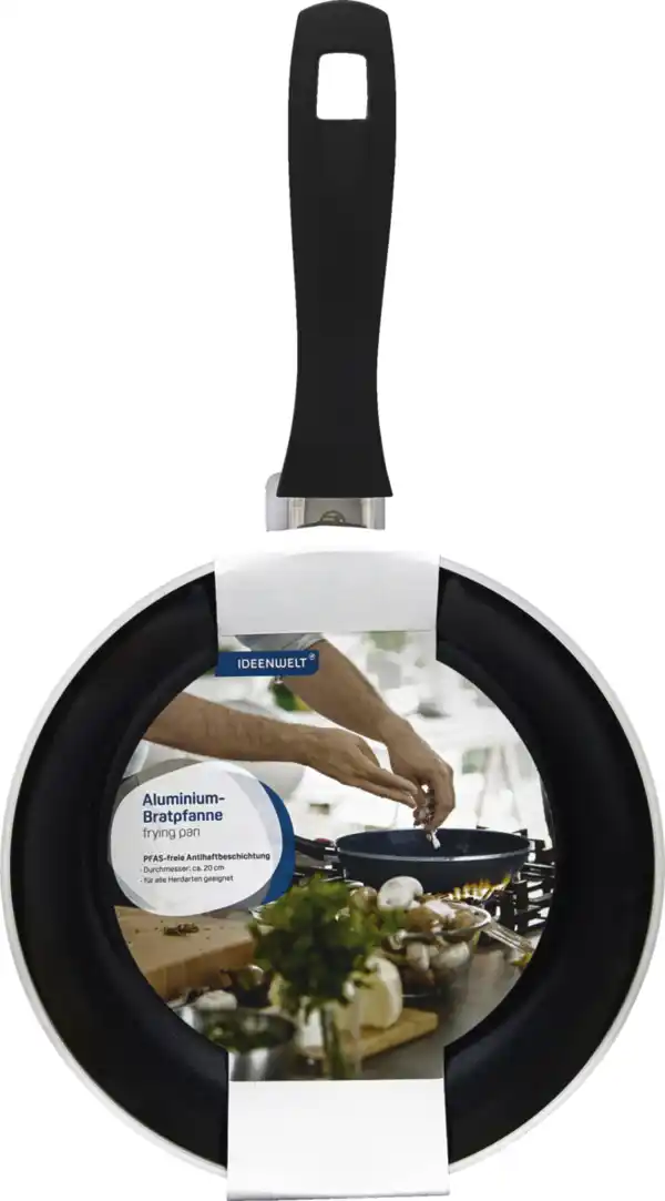 Bild 1 von IDEENWELT Aluminium-Bratpfanne 20 cm