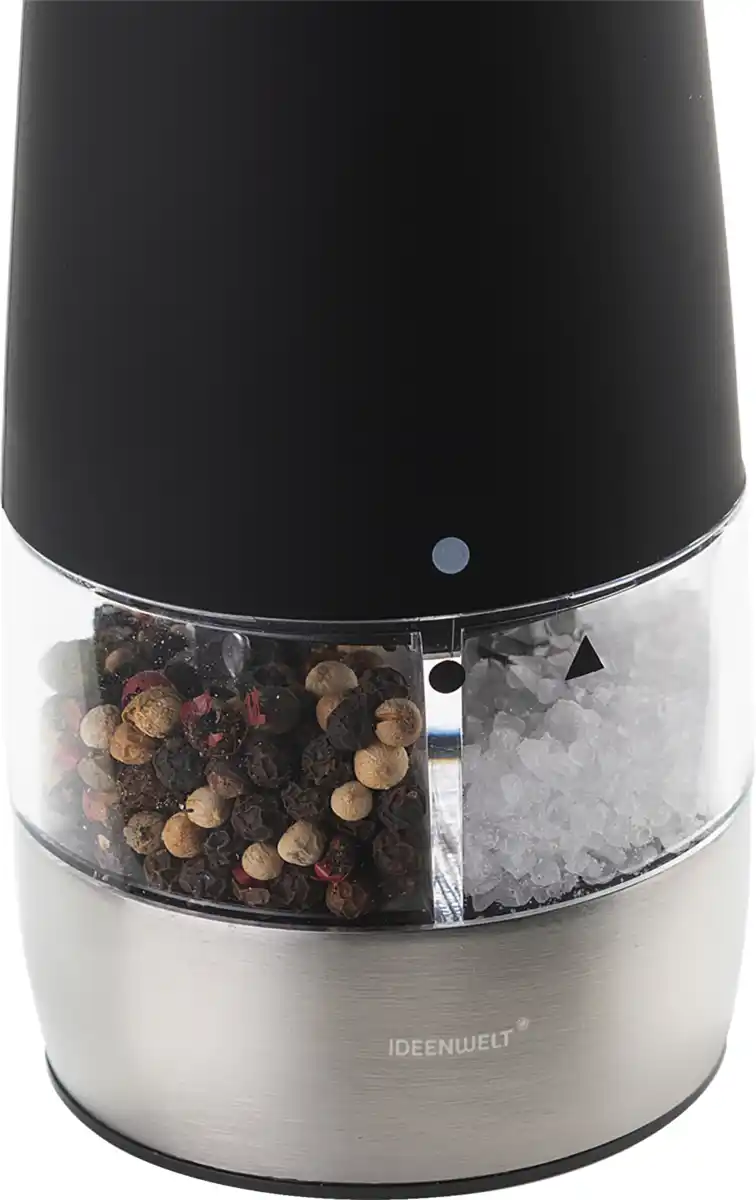 Bild 2 von IDEENWELT 2in1 Elektrische Salz- und Pfeffermühle