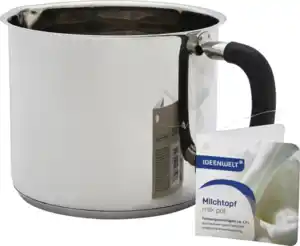 IDEENWELT Edelstahl-Milchtopf 1,7 L