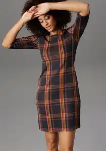 Aniston SELECTED Karokleid mit Galonstreifen